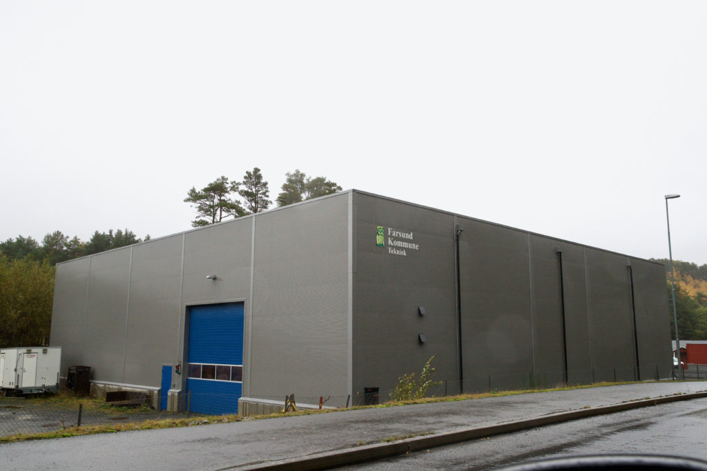 Lagerhall for Farsund kommune, teknisk avdeling